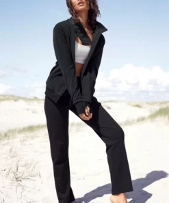 Bench. Fleecejacke mit Stehkragen und Daumenlöchern T&uuml;rkis, Schwarz -Bench Verkaufsgeschäft 004ea0e9 113b 5367 b153 a8a77e63d422