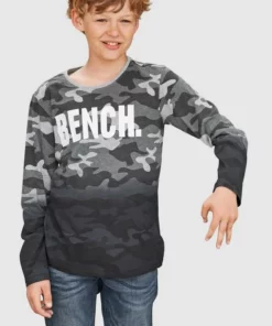 Bench. Langarmshirt »tarnfarben mit Farbverlauf«