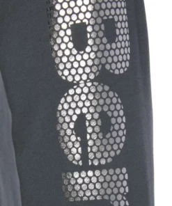 Bench. Kapuzensweatjacke mit Logodruck in Metalloptik Stein, Hellgelb -Bench Verkaufsgeschäft 02c00089 6494 5478 9107 ab133abb7233