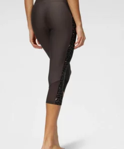 Bench. Caprileggings mit Leodruck und Mesh-Einsatz Black, White-leo -Bench Verkaufsgeschäft 02dd2757 8251 59e2 bfdd f6f06170d1c6