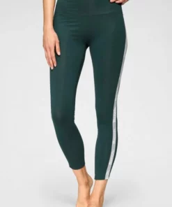 Bench. Leggings mit bedruckten Tapestreifen Dunkelgr&uuml;n, Schwarz -Bench Verkaufsgeschäft 039a5e85 ba5b 5c30 983c 8ac5a56c5350