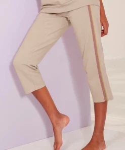 Bench. Relax-Caprihose mit Glitzerstreifen Beige-melange, Schwarz, Ros&eacute; -Bench Verkaufsgeschäft 0a139362 a8e2 53d6 817a 79759fef96d9