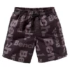 Bench. Badeshorts, mit allover Logodruck Grün, Blau, Schwarz