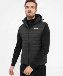 Bench. Steppweste »Jinty« wasserabweisend, wasserabweisende Reißverschlüsse, Fleecefutter Schwarz, Grau, Navy -Bench Verkaufsgeschäft 14be9981 dfb8 5beb 9f96 3af672680fc4