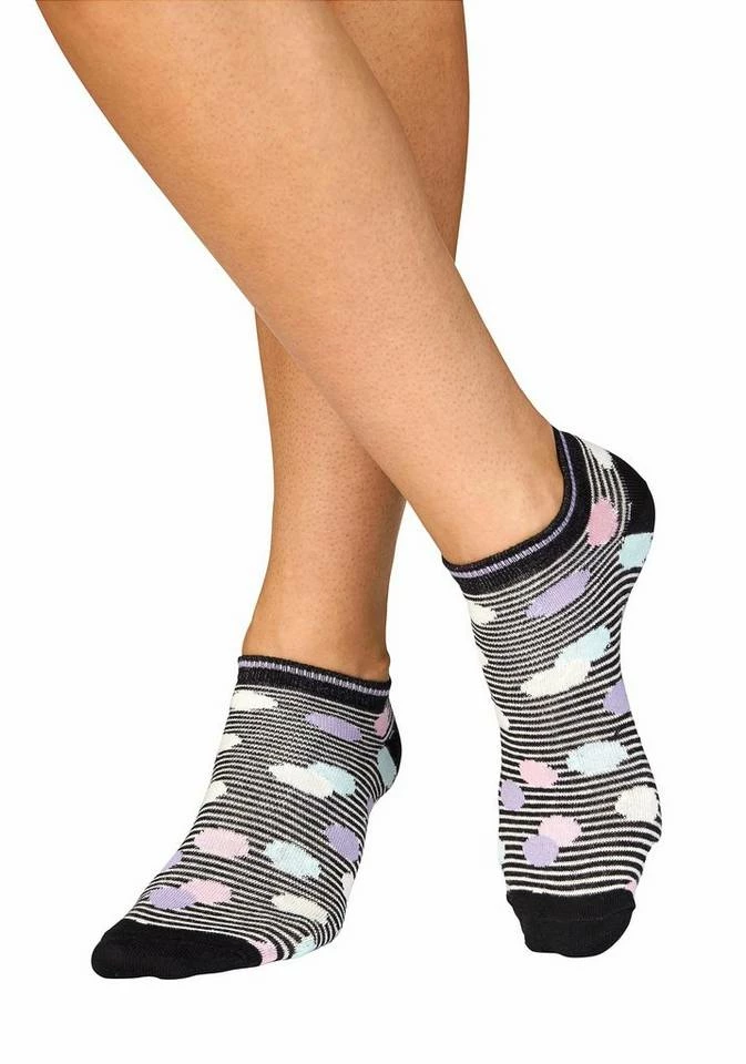 Bench. Sneakersocken (5-Paar) gestreift und gepunktet 3 Bench. Sneakersocken (5-Paar) gestreift und gepunktet – Bild 3