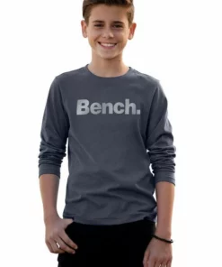 Bench. Langarmshirt mit großem Logo-Druck