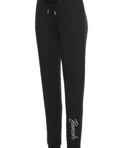 Bench. Relaxhose mit glänzender Logostickerei Hellgrau-melange, Ecru, Schwarz -Bench Verkaufsgeschäft 19b9bca4 fb1c 517a bb6f dc61fa72c536