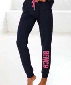 Bench. Sweathose »Contrast« mit kontrastfarbenem Logoprint Navy-pink, Schwarz-wei&szlig;, Grau-meliert-pfirsich -Bench Verkaufsgeschäft 1ab8fac6 fec3 58b2 8c3c 431f7b052584