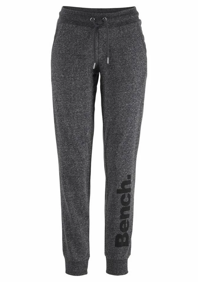 Bench. Relaxhose mit Logoprint Schwarz, Anthrazit-meliert 2 Bench. Relaxhose mit Logoprint Schwarz, Anthrazit-meliert – Bild 2