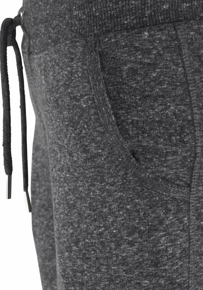 Bench. Relaxhose mit Logoprint Schwarz, Anthrazit-meliert 5 Bench. Relaxhose mit Logoprint Schwarz, Anthrazit-meliert – Bild 5