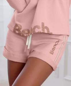 Bench. Relaxshorts mit gestreiftem Bund Apricot, Mint, Grau-meliert -Bench Verkaufsgeschäft 22875638