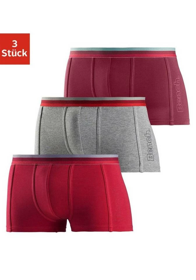 Bench. Hipster (3 Stück) sportiv Blau | schwarz | marine, Dunkelpetrol | anthrazit-meliert | petrol, Bordeaux | grau-meliert | rot 1 Bench. Hipster (3 Stück) sportiv Blau | schwarz | marine, Dunkelpetrol | anthrazit-meliert | petrol, Bordeaux | grau-meliert | rot