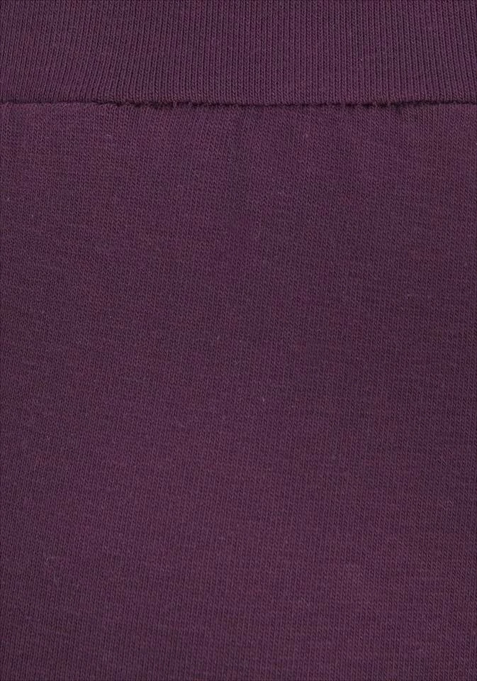 Bench. Leggings mit Logodruck in Metalloptik Schwarz, Aubergine 8 Bench. Leggings mit Logodruck in Metalloptik Schwarz, Aubergine – Bild 8