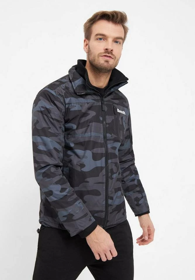 Bench. Winterjacke »Bango« Bündchenabschluss, Fleecefutter, wasserabweisend Schwarz, Navy, Camo 7 Bench. Winterjacke »Bango« Bündchenabschluss, Fleecefutter, wasserabweisend Schwarz, Navy, Camo – Bild 7