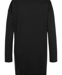 Bench. Sweatkleid mit diagonaler Naht Grau-meliert, Schwarz -Bench Verkaufsgeschäft 27740992