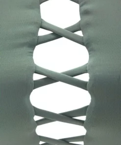 Bench. Bustier-Bikini-Top »Perfect«, mit raffinierter Schnürung Rot, Schwarz, Oliv -Bench Verkaufsgeschäft 28564349