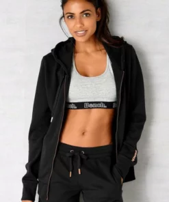 Bench. Relaxshorts mit kurzen Seitenschlitzen Mauve-meliert, Schwarz, Jeans-meliert, Beige-meliert -Bench Verkaufsgeschäft 29409303