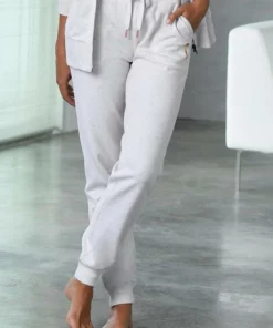 Bench. Loungehose mit aufgesetzten Taschen Mauve-meliert, Beige-meliert, Schwarz, Jeans-meliert