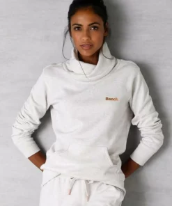 Bench. Sweatshirt mit Stehkragen in Layeroptik Beige-meliert, Mauve-meliert, Jeans-meliert, Schwarz -Bench Verkaufsgeschäft 29477308