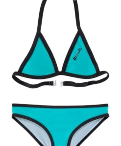 Bench. Triangel-Bikini mit Logoprint an Top und Hose Schwarz-wei&szlig;, T&uuml;rkis-schwarz, Pink-schwarz -Bench Verkaufsgeschäft 31421844