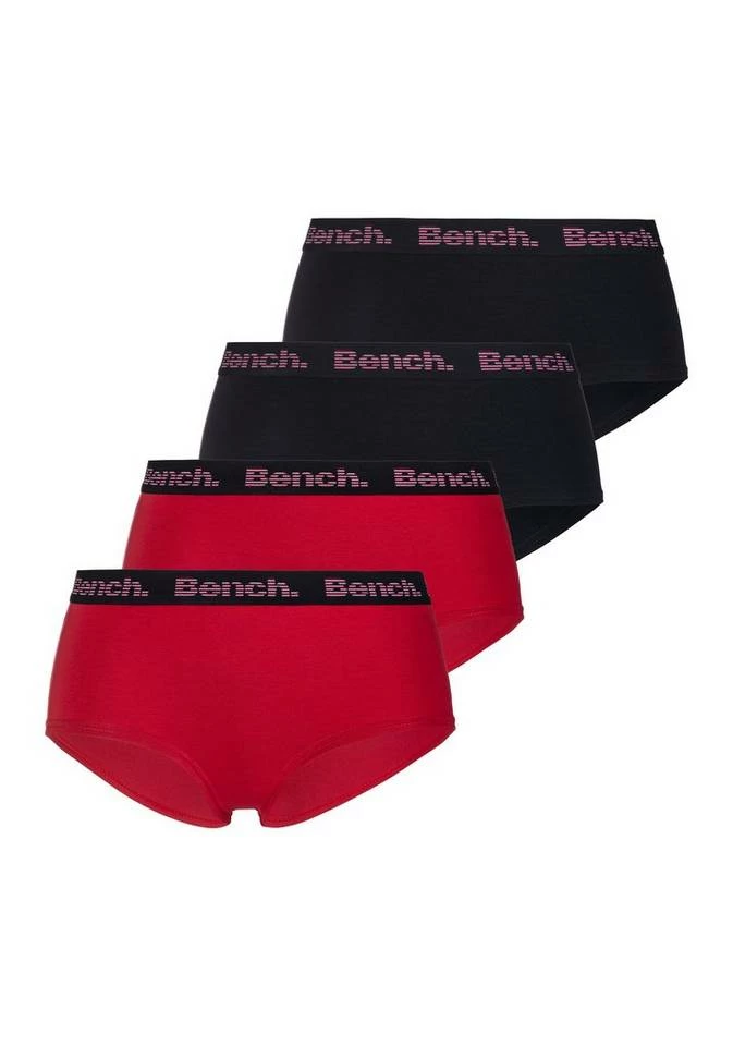 Bench. Panty (4 Stück) mit weichem Logo-Webbündchen Rot | navy, Rot | navy | weiß, Grau | navy 1 Bench. Panty (4 Stück) mit weichem Logo-Webbündchen Rot | navy, Rot | navy | weiß, Grau | navy