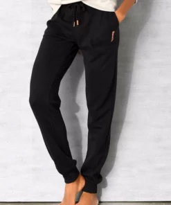 Bench. Loungehose mit aufgesetzten Taschen Mauve-meliert, Beige-meliert, Schwarz, Jeans-meliert -Bench Verkaufsgeschäft 31612045