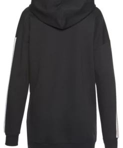 Bench. Kapuzensweatjacke in langer Form mit Zipper Camelfarben-wei&szlig;, Schwarz-wei&szlig; -Bench Verkaufsgeschäft 31681732