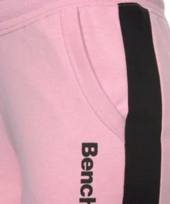 Bench. Sweathose mit Seitenstreifen und schmalem Bein Schwarz, Mint-schwarz, Rosa-schwarz, Anthrazit-meliert-schwarz -Bench Verkaufsgeschäft 31708221
