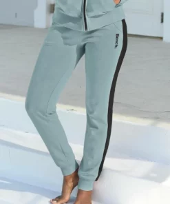 Bench. Sweathose mit Seitenstreifen und schmalem Bein Schwarz, Mint-schwarz, Rosa-schwarz, Anthrazit-meliert-schwarz -Bench Verkaufsgeschäft 33816317