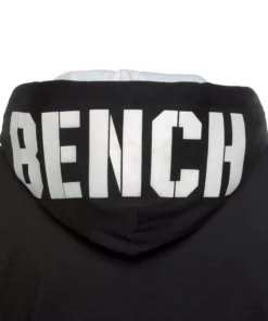 Bench. Kapuzensweatjacke »Contrast« mit Reißverschlusstasche am Ärmel Navy-pink, Grau-meliert-pfirsich, Schwarz-weiß -Bench Verkaufsgeschäft 34282542