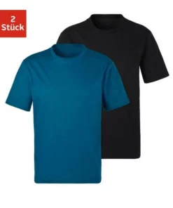 Bench. T-Shirt »Homewear« (2er-Pack) Basic in uni Weiß, Grau-meliert | navy, Petrol | schwarz 15 Bench. T-Shirt »Homewear« (2er-Pack) Basic in uni Weiß, Grau-meliert | navy, Petrol | schwarz -Bench Verkaufsgeschäft 34850826