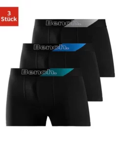 Bench. Boxer (3 Stück) mit modischem Streifen im Webbund Schwarz, Anthrazit | navy | schwarz -Bench Verkaufsgeschäft 34946897
