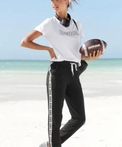 Bench. T-Shirt Schwarz | wei&szlig;, Rot | wei&szlig;, Hellgrau-meliert | wei&szlig; -Bench Verkaufsgeschäft 35186986