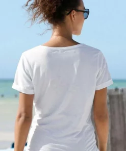 Bench. T-Shirt Schwarz | wei&szlig;, Rot | wei&szlig;, Hellgrau-meliert | wei&szlig; -Bench Verkaufsgeschäft 35187136