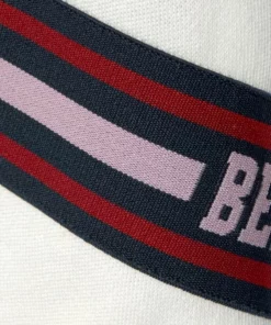 Bench. Sweatshirt mit Logo Tape an den Ärmeln Dunkelrosa-rosa, Wei&szlig; -Bench Verkaufsgeschäft 35334785