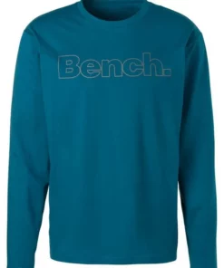 Bench. Langarmshirt (Packung, 2er-Pack) mit Bench. Print vorn Navy | grau-meliert, Petrol | schwarz -Bench Verkaufsgeschäft 35448826