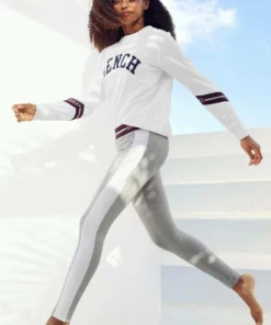 Bench. Sweatshirt mit Logo Tape an den Ärmeln Dunkelrosa-rosa, Wei&szlig; -Bench Verkaufsgeschäft 36416198