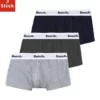 Bench. Boxer (3 Stück) Anthrazit + grau-meliert + navy, T&uuml;rkis + petrol + navy, Blau + rot + grau-meliert
