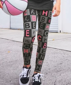 Bench. Leggings mit Logo-Allover-Druck -Bench Verkaufsgeschäft 36849468