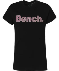 Bench. T-Shirt »T-Shirt LEORA für Mädchen« Schwarz, Pink -Bench Verkaufsgeschäft 3aa454a6 6a34 56c8 8d50 1539c2784021