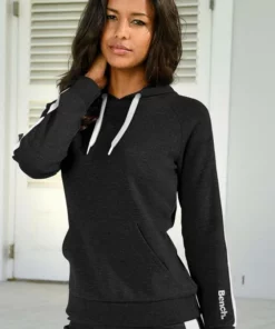 Bench. Kapuzensweatshirt mit Seitenstreifen und Kängurutasche Schwarz-wei&szlig;, Nude-wei&szlig;, Stone-wei&szlig; -Bench Verkaufsgeschäft 3d4b0863 7ff4 55e6 a9d2 3123fc5e4ef1