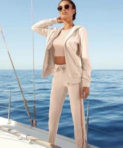 Bench. Kapuzensweatjacke mit Glitzer Streifen Schwarz, Beige-melange, Ros&eacute; -Bench Verkaufsgeschäft 3f2535d9 232f 51d1 94a7 c2916d47ac8f