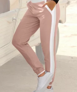 Bench. Sweathose mit Logodruck an den Taschen Schwarz-wei&szlig;, Mauve-wei&szlig; -Bench Verkaufsgeschäft 3f541833 baff 58fb 98d5 624199df8f95