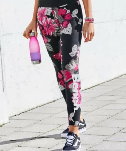 Bench. Leggings mit großem Blumenmuster -Bench Verkaufsgeschäft 3f8a8e23 b1a5 5d7e 84db 722938078af3