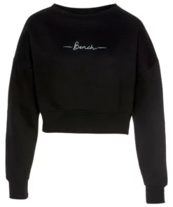 Bench. Hoodie »ALYSSA« White, Black