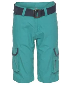 Bench. Bermudas »Bench. Freizeit-Bermuda bequeme Kinder Sommer-Shorts Kurze-Hose mit Canvasgürtel Petrol« -Bench Verkaufsgeschäft 4723c320 838d 562d 861c 79be681124c1