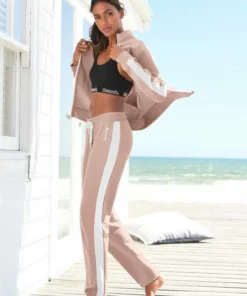 Bench. Sweathose mit Seitenstreifen und geradem Bein Nude-weiß, Schwarz-weiß, Stone-weiß -Bench Verkaufsgeschäft 4b7f1302 a7f1 566a a992 5609d4cdb36a