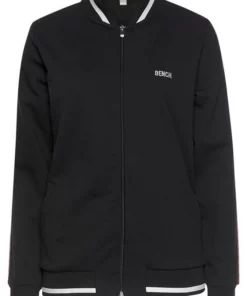 Bench. Sweatjacke im Collegestyle Schwarz, Offwhite-ecru-altwei&szlig;, Rot -Bench Verkaufsgeschäft 4d9e8afc dd43 5391 a654 fe6e31cf2acb