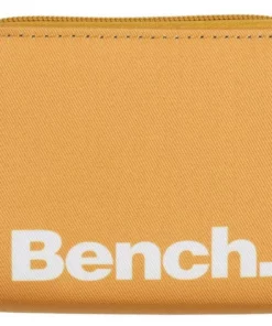 Bench. Geldbörse, im praktischem Format Hellgrau, Ocker, Schwarz, Dunkelrot