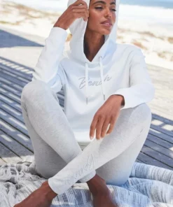 Bench. Leggings mit glänzender Logostickerei Schwarz, Hellgrau-melange -Bench Verkaufsgeschäft 5f4a237e d95a 5b39 a6b9 568f47863070